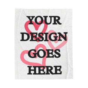 Custom Velveteen Plush Blanket