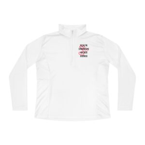 Ladies Quarter-Zip Pullover with Custom Design